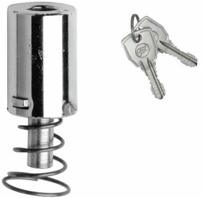 Tryckcylinder 7287/3002 krom PP