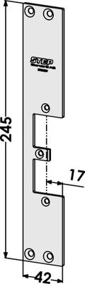 Monteringsstolpe ST9503V plan