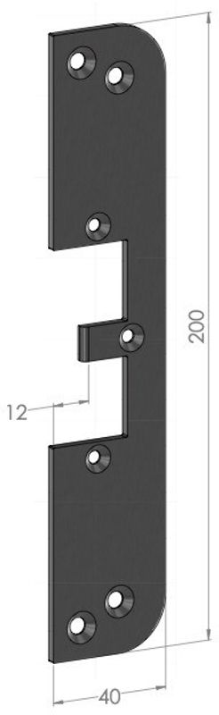 Monteringsstolpe SC87-12