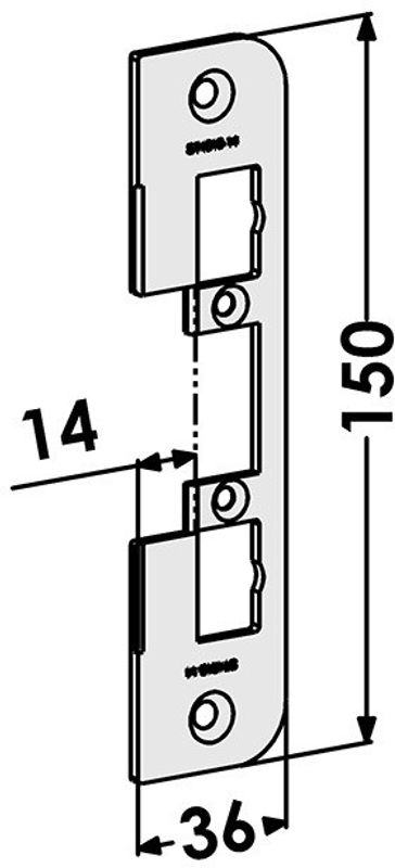 Monteringsstolpe ST4010-14