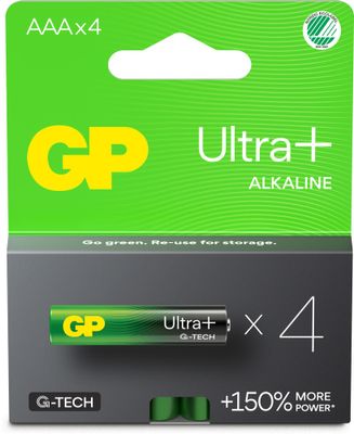 Batteri 24AUP/LR03 AAA 1,5V Ultra Plus alkaliskt 4-pack