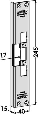 Monteringsstolpe ST4002-17 vinklad