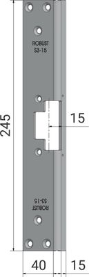 Monteringsstolpe S3-15