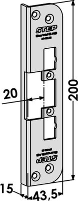 Monteringsstolpe ST4005-20 vinklad