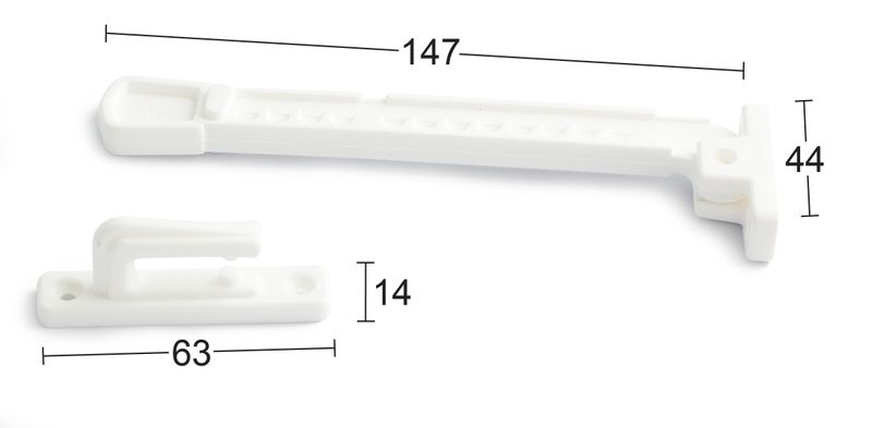 Fönsterhållare 1225-1 ut vit