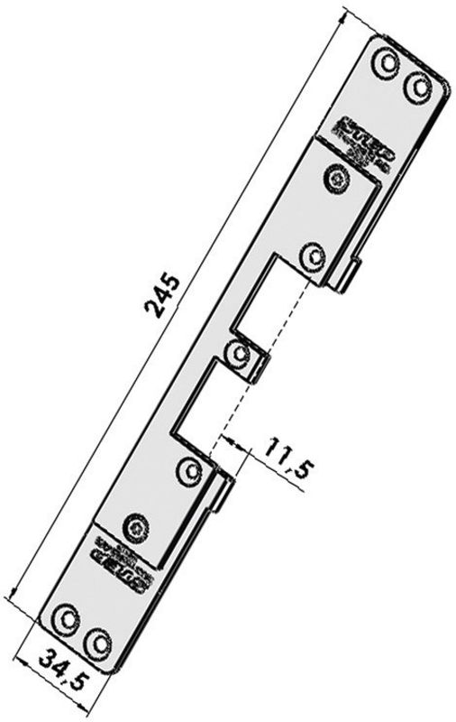 Monteringsstolpe ST9527 plan