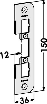 Monteringsstolpe ST4010-12 plan