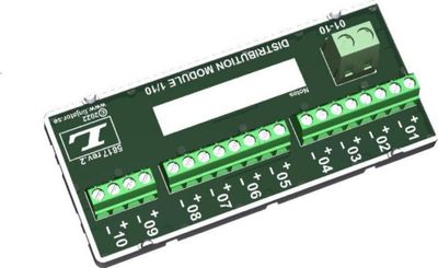 Modul L Bus 1-10 bred skruv 2.5mm²/1mm²