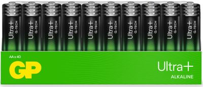 Batteri 15AUP/LR6 AA Ultra Plus alkaliskt 40-pack