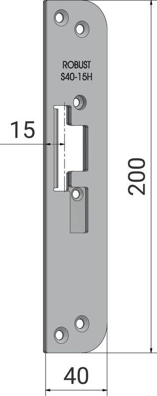 Monteringsstolpe S40-15H