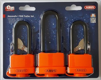 Hänglås Abus 70IB släpvagns-kit LL 3-pack