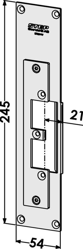 Monteringsstolpe ST9511V plan vänster