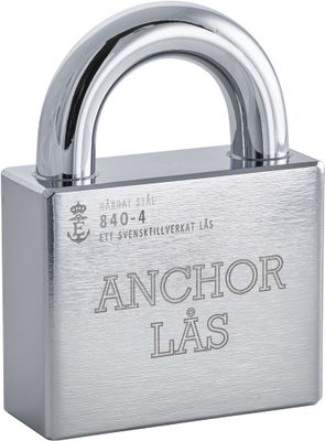 Hänglås 840-4 B27 oval tom