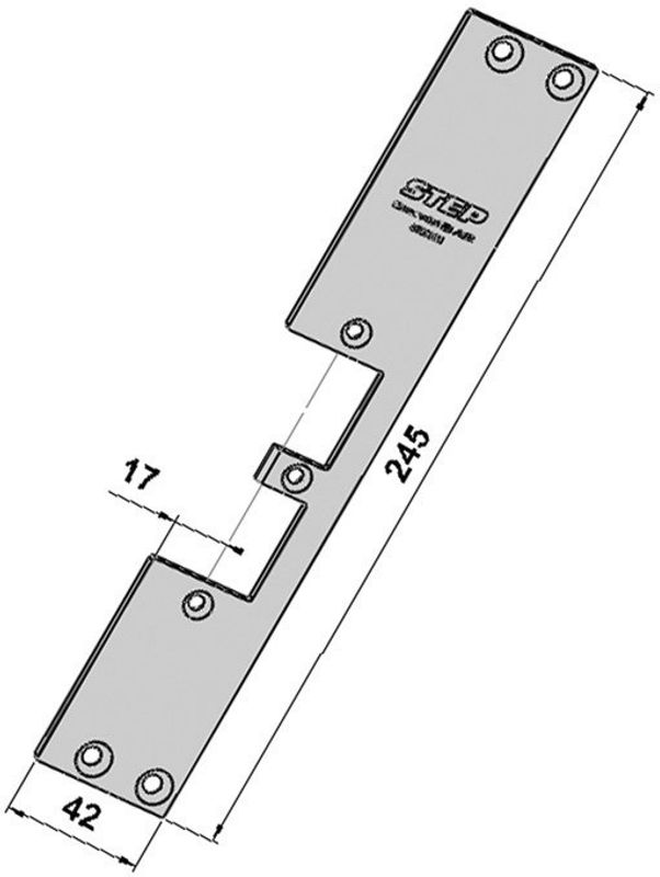 Monteringsstolpe ST9503H plan