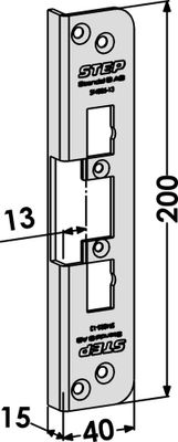 Monteringsstolpe ST4005-13 vinklad