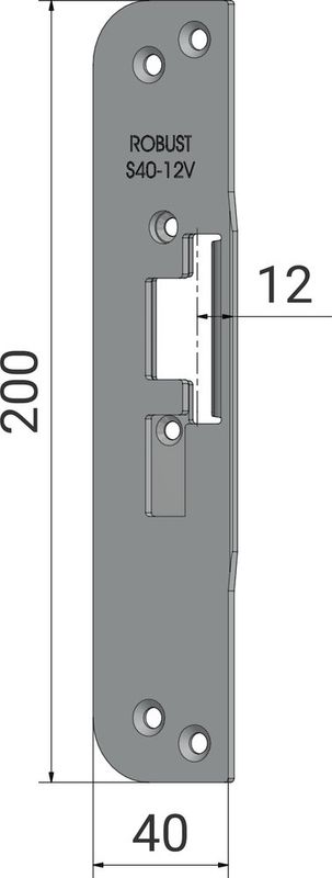 Monteringsstolpe S40-12V