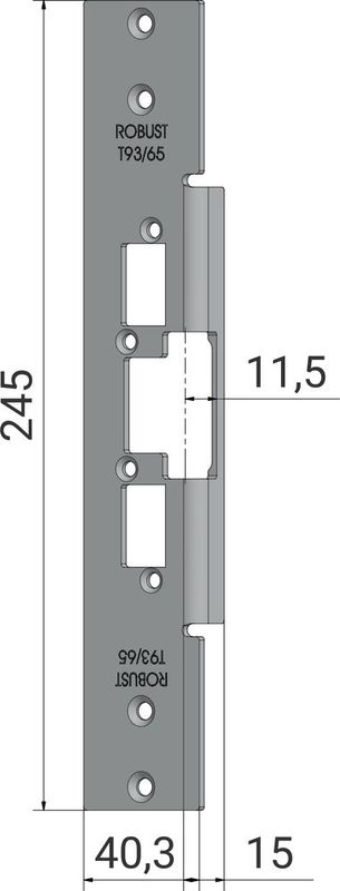 Monteringsstolpe T93/65