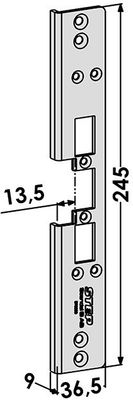 Monteringsstolpe ST6585 13,5mm