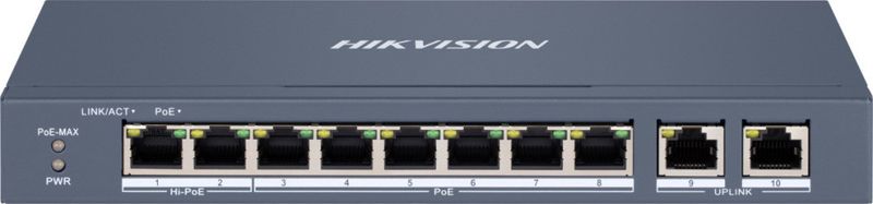PoE Switch 8 Ports managed DS-3E1310HP-EI