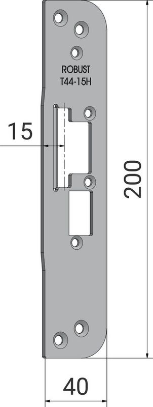 Monteringsstolpe T44-15H