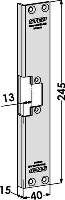 Monteringsstolpe ST4060-13 vinklad 13mm