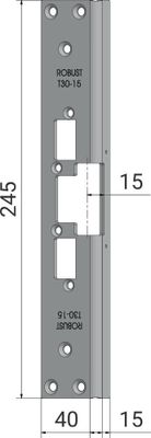 Monteringsstolpe T30-15