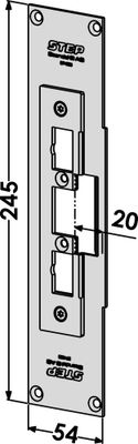 Monteringsstolpe ST4023 plan