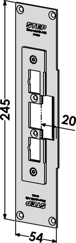 Monteringsstolpe ST4023 plan