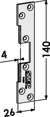 Monteringsstolpe ST4020 plan