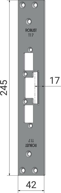 Monteringsstolpe T17