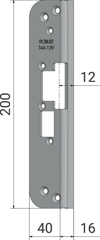 Monteringsstolpe T44-12V