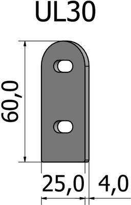 Underlägg UL30 2st