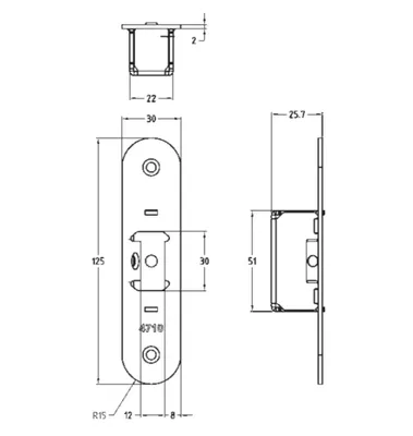 Slutbleck 4710 förzinkad