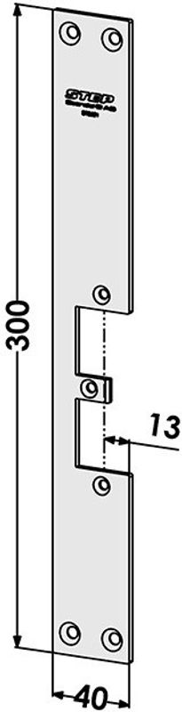 Monteringsstolpe ST9521 plan