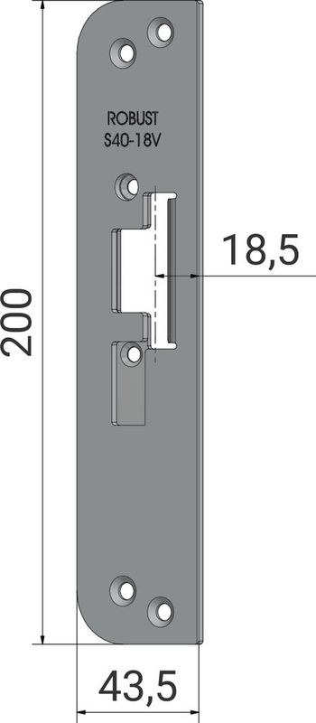 Monteringsstolpe S40-18V