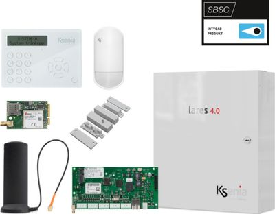 Larmpaket lares 4.0 40 wls 4G liten ergo M vit