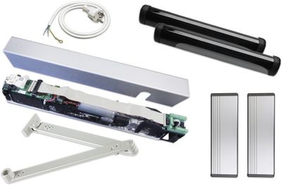 Dörrautomatikpaket ED250 tryckande Hotron AK aluminium