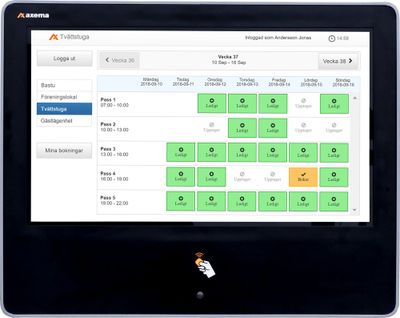 Axema Bokningstavla C205