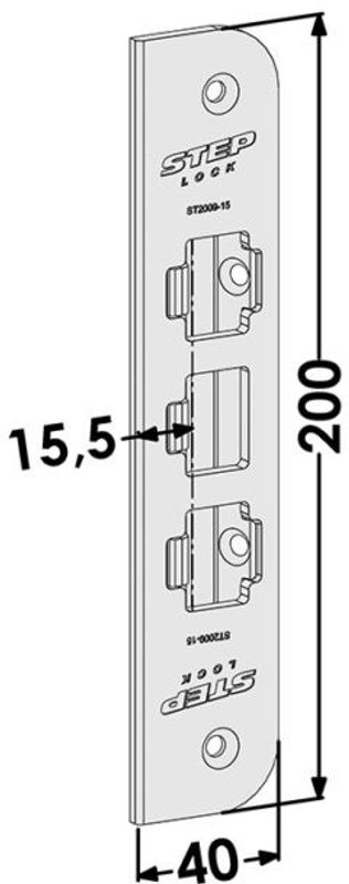 Slutbleck STEP 110 ST2009 15,5mm