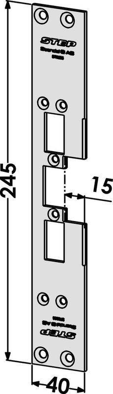 Monteringsstolpe ST6505 plan