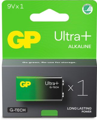 Batteri 1604AUP/6LF22 9V Ultra Plus alkaliskt