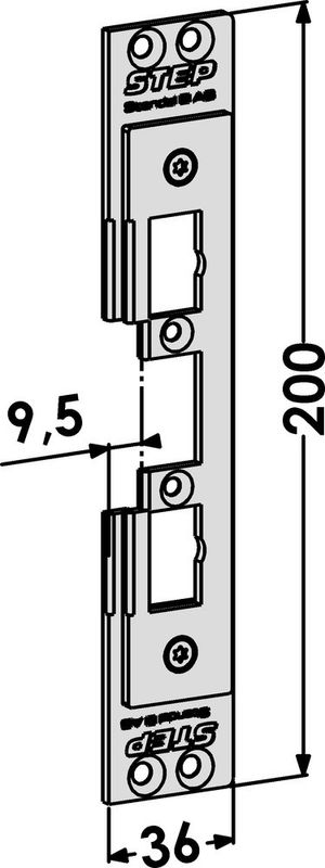 Monteringsstolpe ST4040