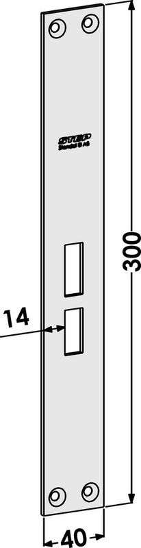 Slutbleck ST801 plan höger/vänster