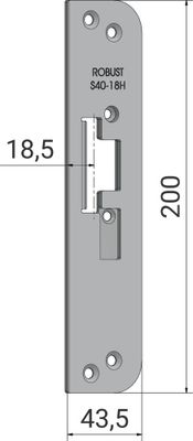 Monteringsstolpe S40-18H