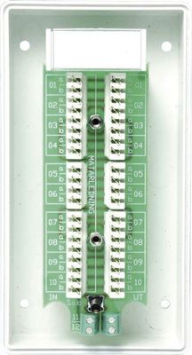 Kopplingsdosa 10 par slits/slits