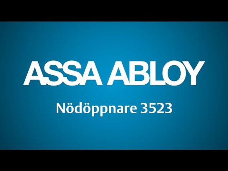 Nödöppnare 3523A höger
