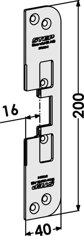 Monteringsstolpe ST3529-2 plan