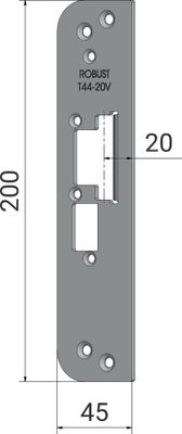 Monteringsstolpe T44-20V