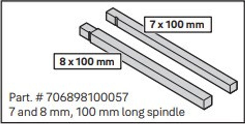 Tryckespinne Yale 7x100mm/8X100mm