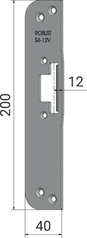 Monteringsstolpe S4-12V